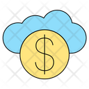 Dollar Cloud Coin Icon
