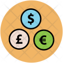 Dollar Pound Euro Icon