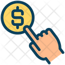 Dollar Pay Per Click Payment Icon
