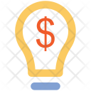 Dollar Bright Idea Icon