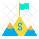 Dollar Achivement Goal Mission Icon