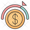 Dollar Money Graph Icon