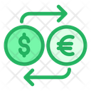 Dollar And Euro Exchange Icon