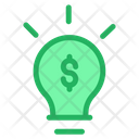 Dollar Bulb Icon