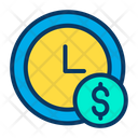 Dollar Clock Icon