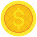 Dollar coin  Icon