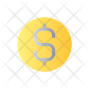 Banking Dollar Coin Icon