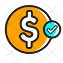 Dollar Coins Online Banking Icon