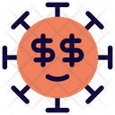 Dollar Eyes Coronavirus Emoji Coronavirus Icon