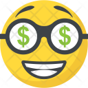 Dollar Eyes Emoji Icon