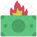 Dollar Fire Icon