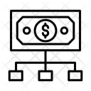 Dollar Flow Flow Money Flow Icon