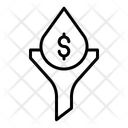 Dollar Funnel Dollar Funnel Icon