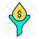 Dollar Funnel Icon