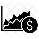 Dollar Graph Graph Report Icon