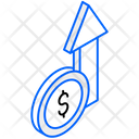 Dollar Increase Icon