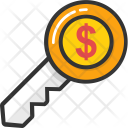 Dollar Key Icon