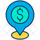 Dollar Location Icon