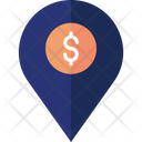 Dollar Location Icon