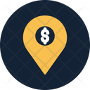 Dollar Location Bank Finance Icon