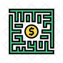 Dollar Maze Icon
