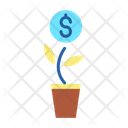 Dollar Money Plant Icon