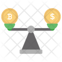 Dollar Scale Balance Scale Business Scale Icon