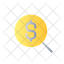 Banking Search Currency Icon