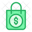 Dollar Shopping Bag Icon