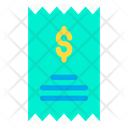 Statement Receipt Invoice Icon
