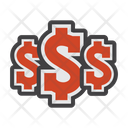 Dollars Money Coins Icon