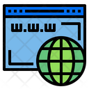 Domain Internet Digital Icon