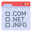 Domain Names Icon