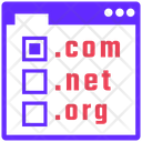 Domain Registration Seo Plan Icon