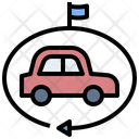 Domestic Car Travel Icon