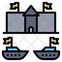 Domestic Shipping Routes  Icon