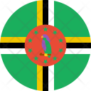 Dominica Flag Country Icon