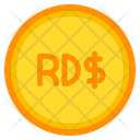 Dominican Peso Coin Currency Icon