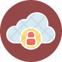 Cloud Protection Cloud Security Encrypted Cloud Icon