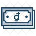 Dong Currency Paper Money Banknote Icon