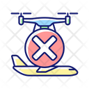 Drone Flying Aircraft Icon