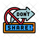 Dont Share Icon