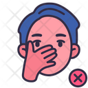 Dont Touch Face Man Icon