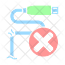 Drone Cracked Cable Icon