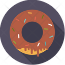 Donut Sprinkle Chocolate Icon