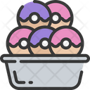 Donut Tray Donuts Baked Icon