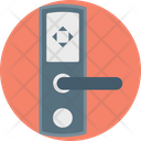 Door Handle Keyhole Doorway Icon