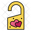 Honeymoon Door Knob Heart Icon