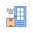 Door To Door Shipping Service Icon