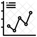 Dot Line Graph Up Icon